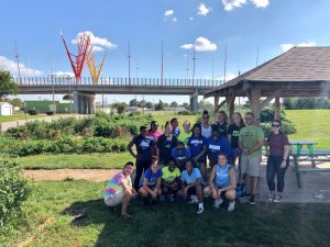 Reiver Women's Basketball Team at CreekTop Gardens