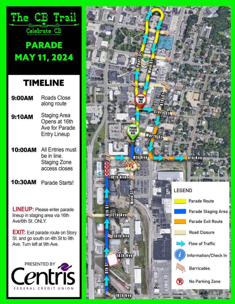 CCB 2024 Parade Route